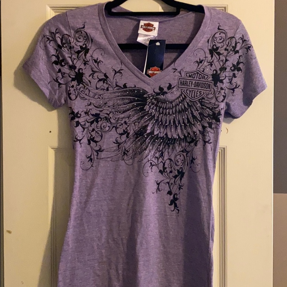 Purple Harley Davidson t-shirt nwt